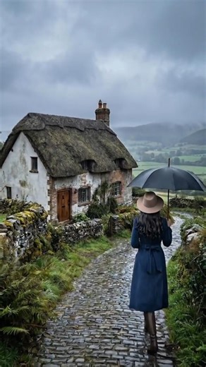 A Fierce Storm Hits an Old English Cottage #slowliving #aesthetic #cozynights #cozygirl