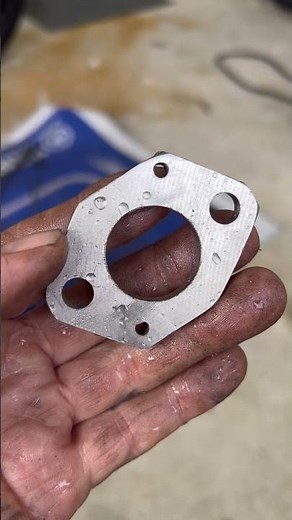 マフラーのフランジ製作