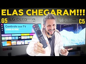 OLED C5 no Brasil! LG lança linha 2025 com novo controle remoto e muita IA