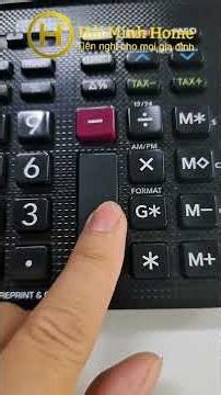 Máy tính Casio HR-170RC, in trực tiếp, Vip.