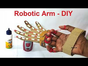 How to Make a Robotic Arm at Home out of Cardboard - DIY | DIY pandit