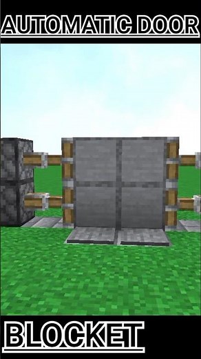 AUTOMATIC DOOR IN MINECRAFT 🚪।।#minecraft #gaming #foryou