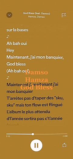 Damso Hamza - God Bless Speed Up