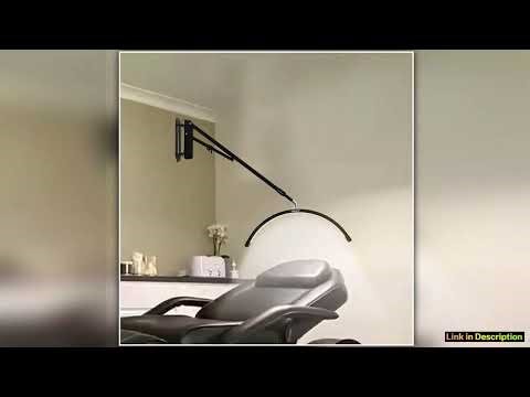 FOSOTO Wall Mounted Half Moon Lamp Photographic Fill Light LED Ceiling Light for Barbershop
