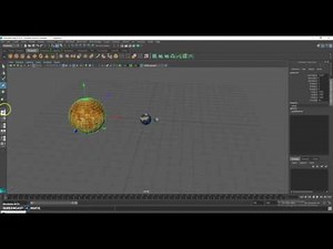 Animating a solar system in Maya Part 1/2