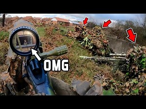 Stealth Ghillie Sniper Team Capture Town (Airsoft Milsim)