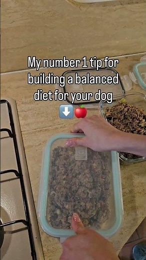 My number one tip for building a balanced diet for your dog