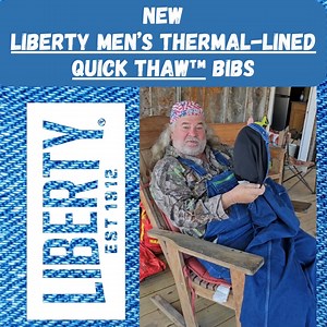 These new Liberty Thermal-Lined Quick Thaw™ Bibs are perfect for winter weather, camping, hunting and more! Stay warm and in styler this winter! Liberty Overalls @libertyoveralls | Bruce Mitchell