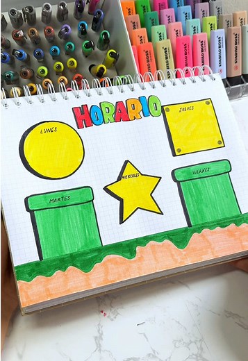 Horarios Escolares Creativos en Estilo Fútbol