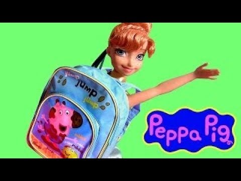 Peppa Pig Backpack Surprise Muddy Puddles - Mochila Surpresa Princess Anna & Elsa Back to School