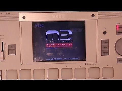 How to Calibrate Korg M3 Touch Display