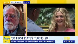 Drew Barrymore and Adam Sandler's '50 First Dates' is celebrating its 20th anniversary! 😍 The rom-com's star Blake Clark joined TODAY EXTRA to reminisce on the film's legacy. 🎬 #9Today | WATCH LIVE 5.30am | TODAY