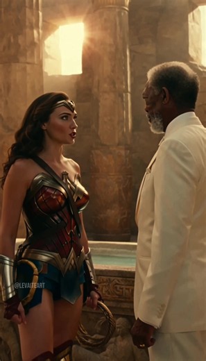 Wonder Woman has faced gods, monsters, and entire armies… but NOTHING prepared her for this conversation. 😳⚡ One of DC’s most powerful heroes comes face-to-face with the Almighty. When Wonder Woman meets God… who really has the answers? 👀 🎬 AI Cinematic Crossover | Levaiteart Studios #wonderwoman #brucealmighty #dccomics #morganfreeman #movieclip