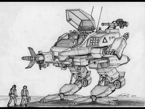 How To Draw an Armored Mech