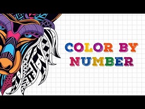 Color By Number - Relaxing Free Coloring Book