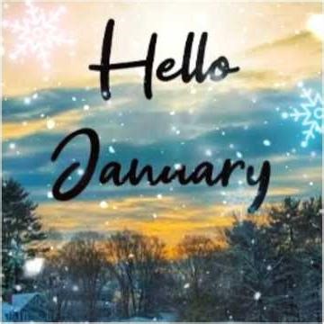 Hello January! #New month, #new #blessings