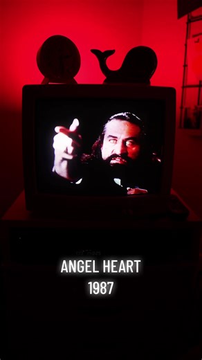 Angel Heart, 1987. Directed by Alan Parker. Mickey Rourke, Lisa Bonet, Robert De Niro, Charlotte Rampling. 1950’s NYC P.I., Harry Angel travels to New Orleans in search of institutionalized crooner, gone missing, Johnny Favorite. This film garnered a lot of attention before its release when the MPAA nearly sentenced it to an X-rating. A gloomy, beautifully shot film that delves skillfully into southern gothic. #vcr #mickeyrourke #lisabonet #charlotterampling #neworleans #southerngothic