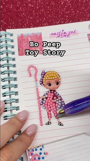 Bo Peep Toy Story ❤️ #bopeep #toystory #asmr #art #sticker #satisfying #diamondpainting #relaxing