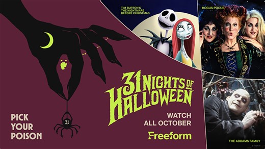 Freeform's '31 Nights of Halloween' is full of tricks and treats and spooky season favorites