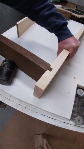 making drawers using radial arm saw using 2x6 #woodworking #maker #carpintero #tischlerei #wood