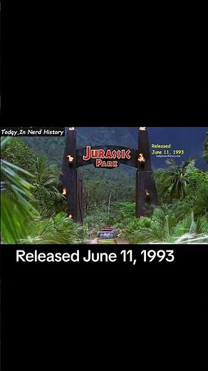 Jurassic Park released June 11, 1993