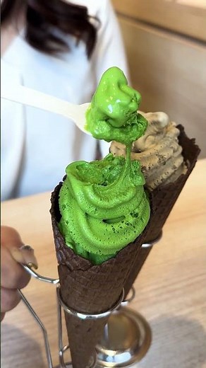 お茶のジェラート🍦