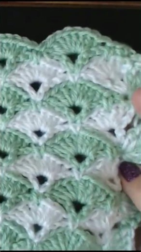 Crochet Shell or fan blanket. Any size. This is MUCH EASIER THAN YOU THINK