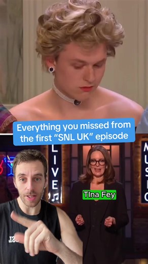 Tina Fey hosted the first-ever episode of SNL UK last night, so here are the best, funniest, and most different things you missed #tinafey #snluk #grahamnorton #nicolacoughlan #tiktokmomentscontest