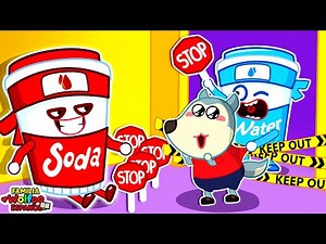 Familia Wolfoo Español |¡No más refrescos, Wolfoo! 🥤 Aprende hábitos saludables🏃 Dibujos Animados