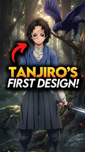Tanjiro's First Character Design was INSANE! Demon Slayer Explained #demonslayer #shorts
