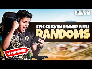 19 FINISHES WITH CHICKEN DINNER | RANDOMS GAMEPLAY | BGMI