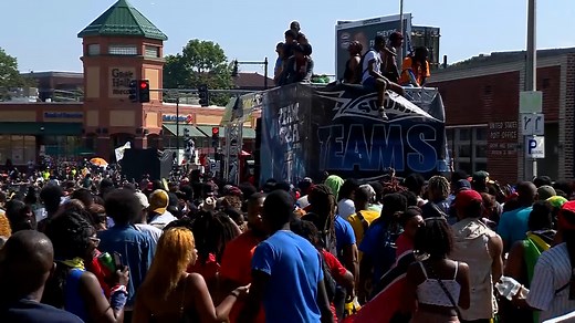 Here's a look at some of the sounds of the 49th annual Boston Caribbean Carnival Parade, which made its way through the city earlier today. | WCVB Channel 5 Boston