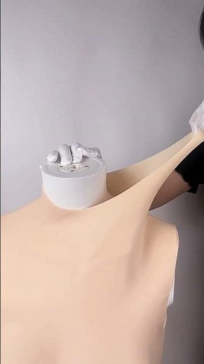 Realistic full silicone breast modeling CD TG drag queen real breasts