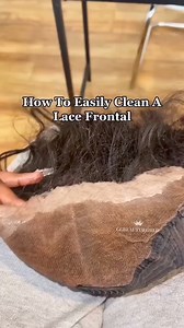 How to clean your lace frontal | GG Beauty World