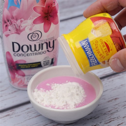 Mix baking powder in fabric softener! Look what happened | Taste Delicious