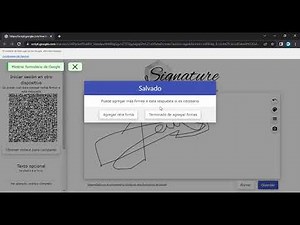 Video Explicativo de como agregar tu firma en Google forms