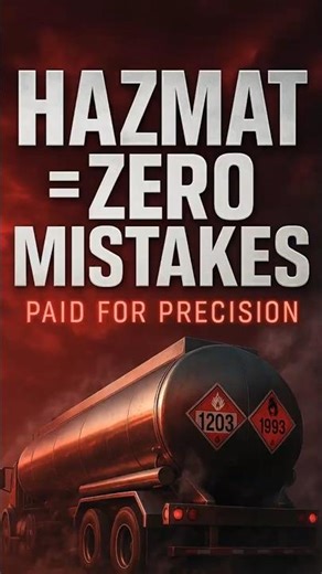 Hazmat Hauler: Paid for Precision #truckingjobs #hazmat #trucker