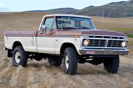 No Reserve: 1973 Ford F-250 Custom Highboy 4×4 4-Speed