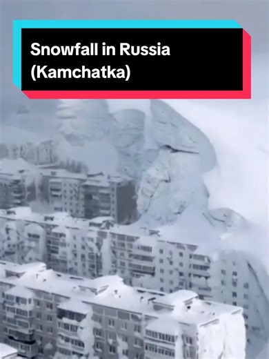 Massive Snowfall Buries Kamchatka Under Two Meters of Snow