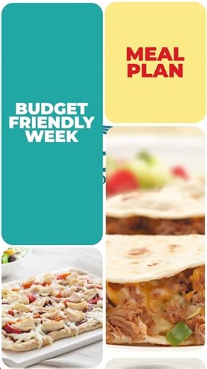 Budget Friendly Week Meal Plan