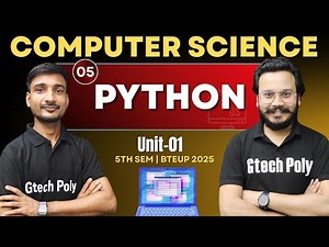 Python | Unit-01 P-05| CSE 5th Sem by Ujjwal Sir BTEUP 2025