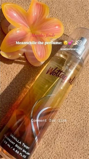 Perfect perfume for girls on meesho to purchase #meeshohaul #shortsfeed #trendingshorts #viralvideo