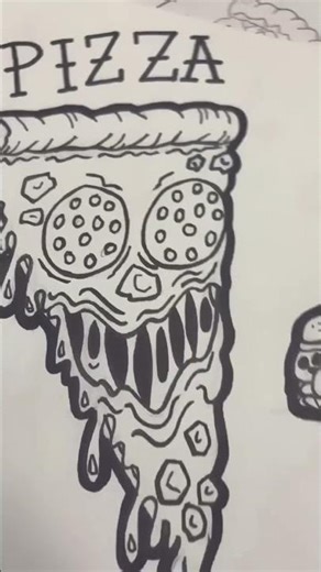 I’ve drawn this pizza and pie at least 5 times now 🤣