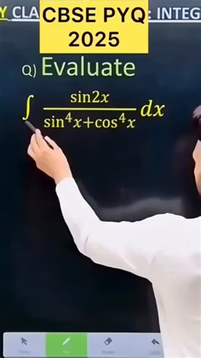 Shivang Gupta on Instagram: "Q) Integration ∫ sin2x/( sin^ 4 x+cos^ 4 x dx 𝑑𝑥 #cbse #maths #cbse2026 #maths #cbse2024 #cbse #maths #cbse2024 #cbse2026 #integrationclass12 #CBSE2025 #cbse2024 #CBSE2025 ,#cbse #maths #cbse2026 #maths #cbse2024 #CBSE2025 #maths #cbse2024 #CBSE2025 #integration ,#cbse #maths #cbse2026 #maths #cbse2024 #CBSE2025 #cbse #integration #cbse #maths #integration #cbse #maths #cbse2026 #cbse2024 #CBSE2025 #cbse #integration #cbse2024 #CBSE2025 #cbse #integration #cbse2024