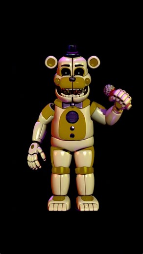 Creating Funtime Golden Freddy🐻 #fnaf #goldenfreddy #shorts