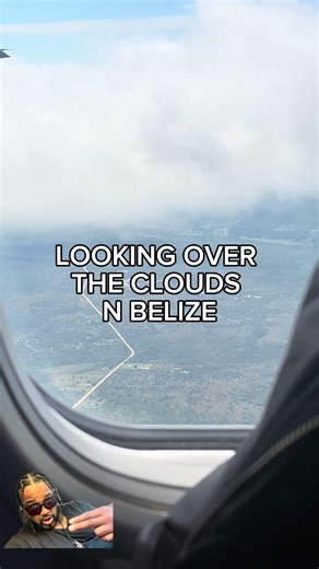 Flying Over Belize 🇧🇿 | Aerial Cloud Views From The Plane ☁️✈️