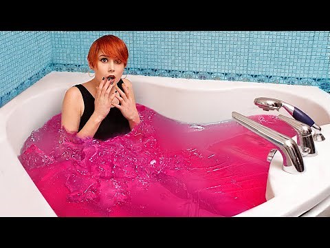 I Set Myself in Jello! / Jello Food Challenge
