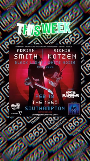 The 1865 on Instagram: "A WEEK OF SOLID HEAVINESS - From iconic legends in the world of rock and metal to nu-metal punk pop classics - Air guitars at the ready! TUE 17th FEB @thecostband WED 18th FEB @misteradriansmith & @richie_kotzen THU 19th FEB @fozzyrock FRI 20Th FEB @theoffspin @official_green182 @some41tribute TUE 24th FEB @buckcherry @michaelmonroeofficial 🎟️https://www.the1865.live/all-events #livemusic #community #southampton #rock #guitar"