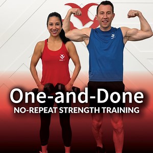 If repeating the same sets is what makes you fall off, this NEW PROGRAM changes the game! ✨ Meet One-and-Done — our brand-new full-body strength 30-day program where you only do ONE set per exercise and keep moving ⏭️ If 2026 is the year you aim to actually stick with a program… this might be the one! 💪 Get the FREE HASfit app: 📲 https://onelink.to/hasfitapp | HASfit