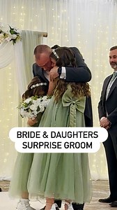 1M views · 5.1K reactions | ✨ BRIDE & DAUGHTERS SURPRISE GROOM ✨ Oh...